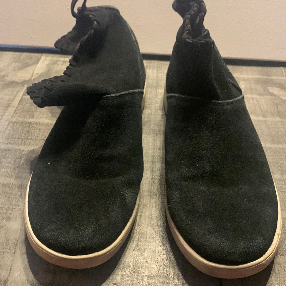 Suede Koolaburra boots by Ugg.